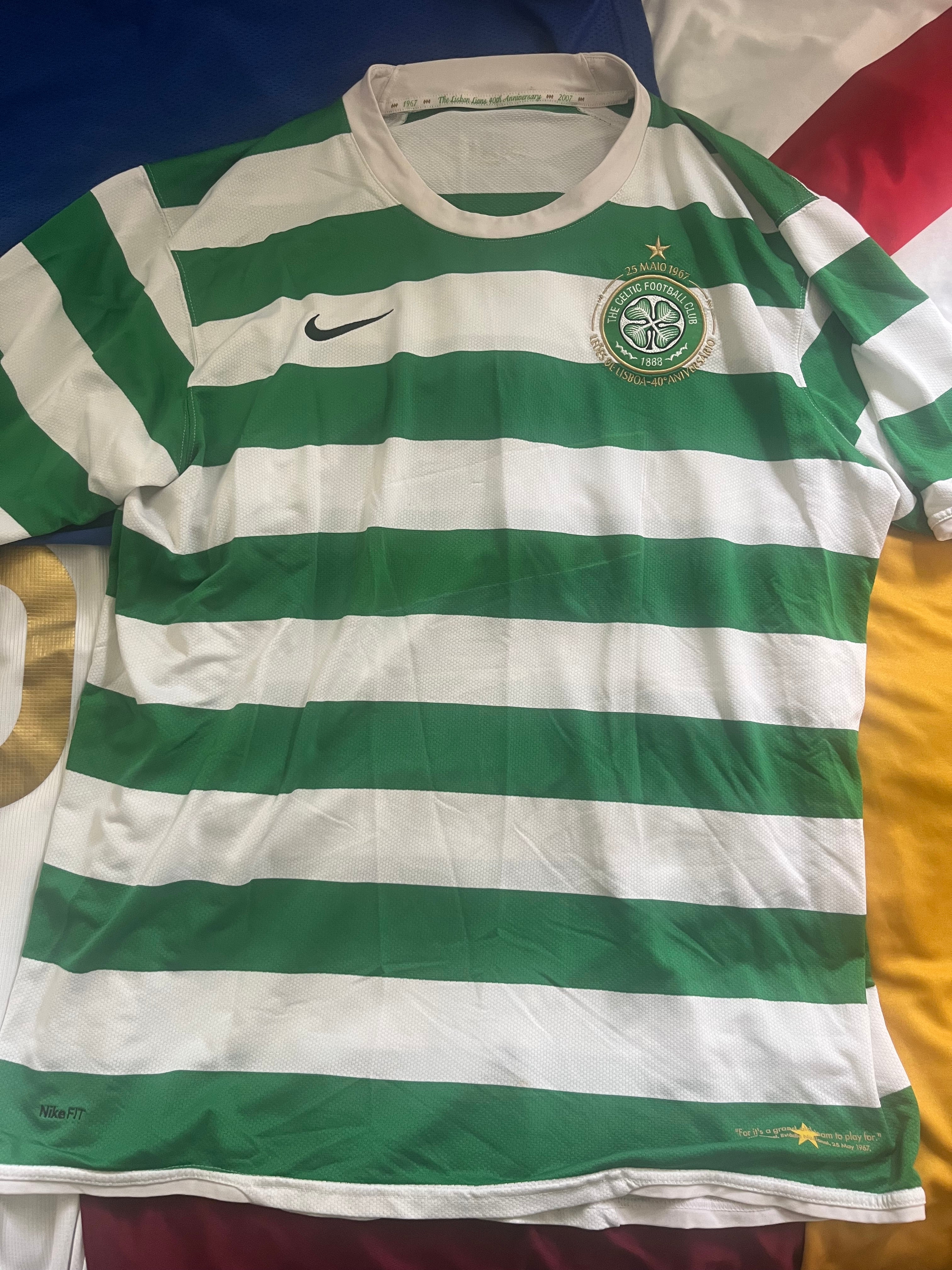 Celtic 2007/08 Home Jersey🏴󠁧󠁢󠁳󠁣󠁴󠁿