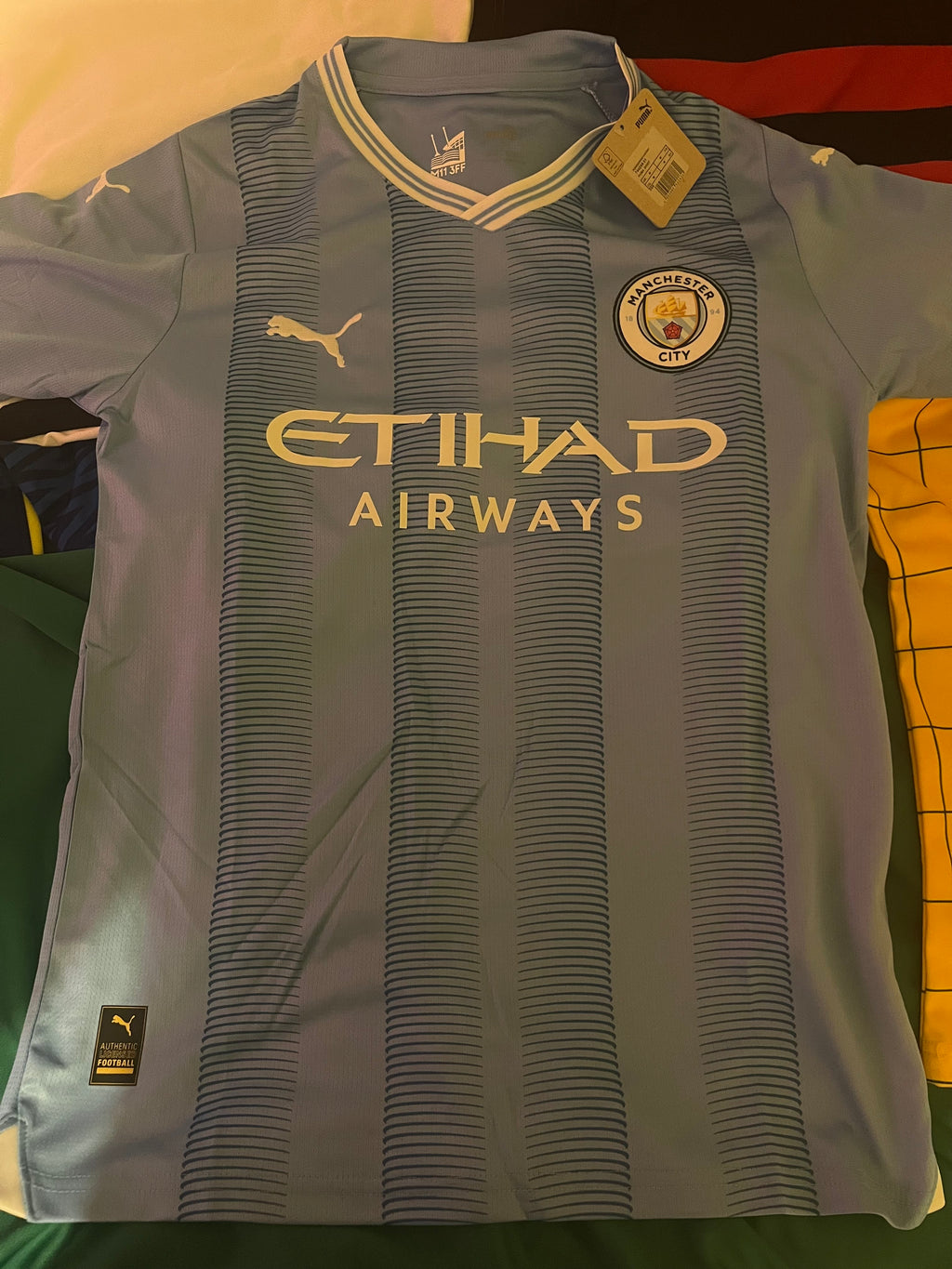 Manchester City 2023/24 Home Jersey🏴󠁧󠁢󠁥󠁮󠁧󠁿