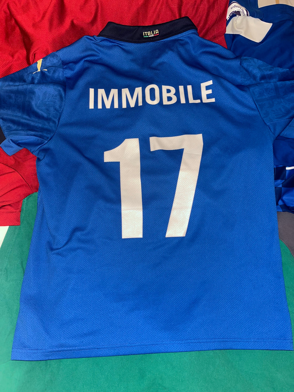 Italy 2016 Euros Immobile Jersey🇮🇹