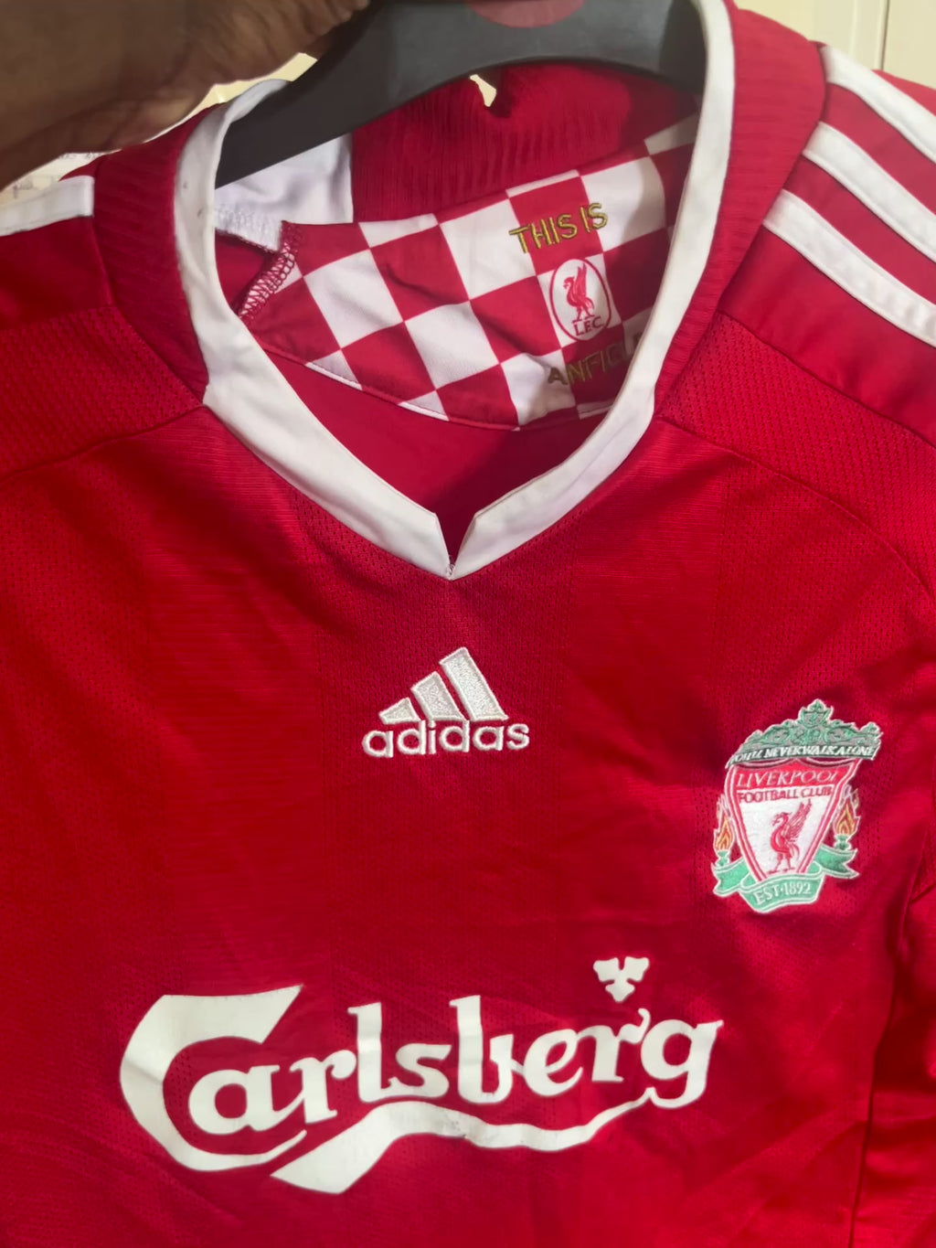 Liverpool 2008-10 Home Jersey🏴󠁧󠁢󠁥󠁮󠁧󠁿