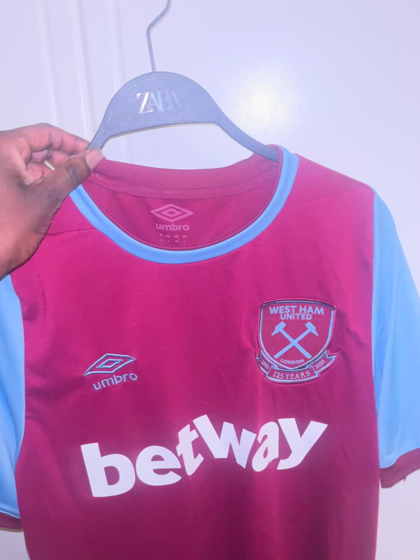 West Ham 2020/21 Home Jersey🏴󠁧󠁢󠁥󠁮󠁧󠁿