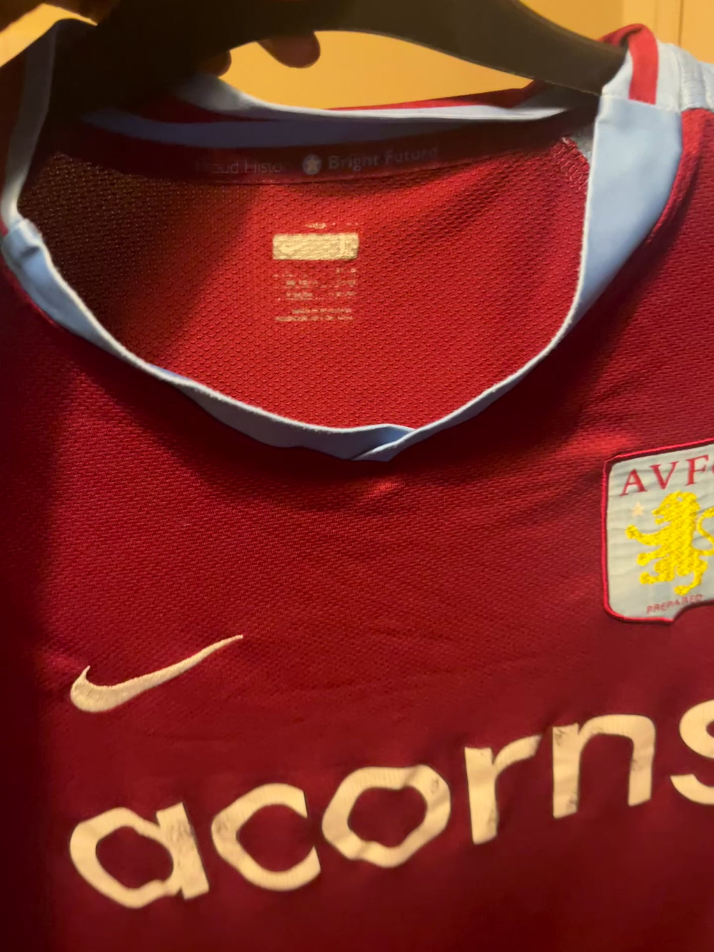 Aston Villa 2009/10 Home Jersey🏴󠁧󠁢󠁥󠁮󠁧󠁿